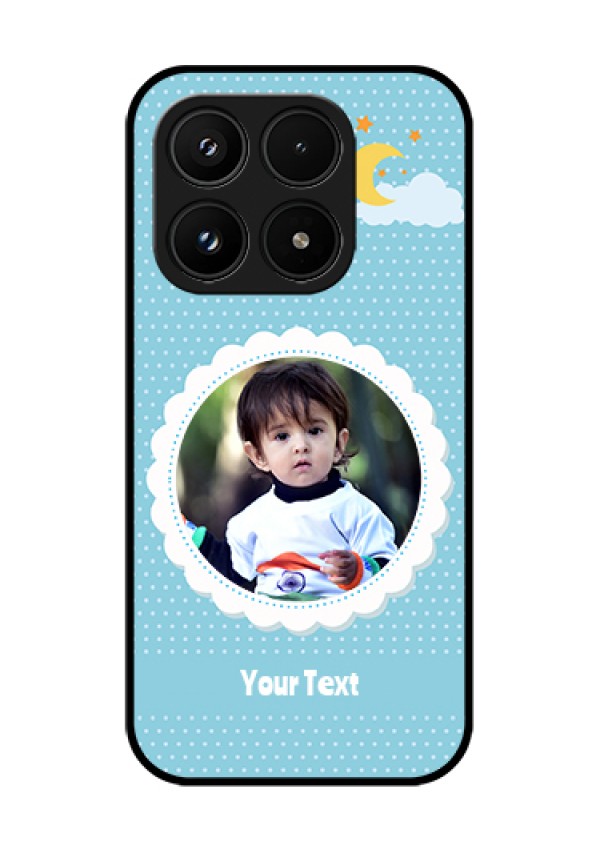 Xiaomi 17 5G Custom Glass Phone Case - Violet Pattern Design
