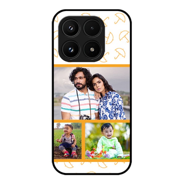 Xiaomi 17 5G Custom Glass Phone Case - Yellow Pattern Design Xiaomi 17 5G Custom Glass Phone Case - Yellow Pattern Design