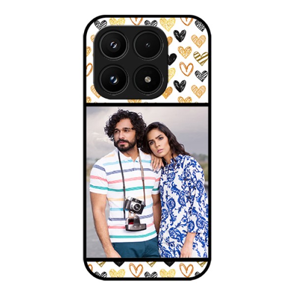 Xiaomi 17 5G Custom Glass Phone Case - Love Symbol Design Xiaomi 17 5G Custom Glass Phone Case - Love Symbol Design