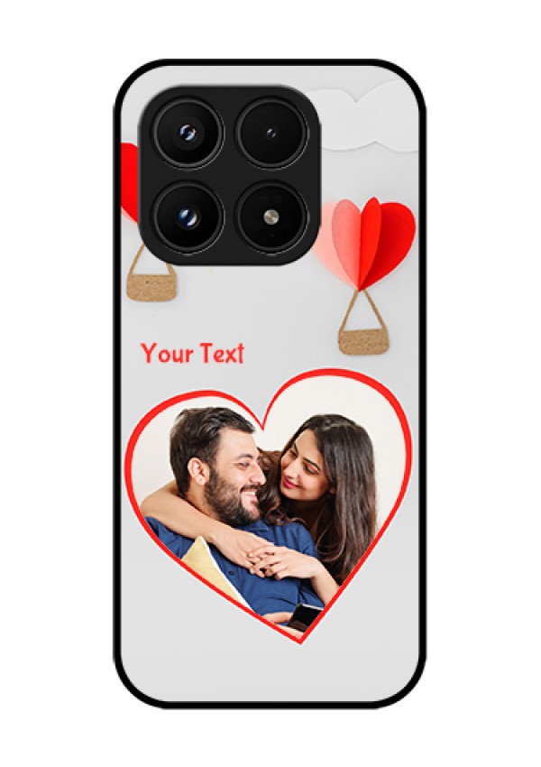 Xiaomi 17 5G Custom Glass Phone Case - Parachute Love Design
