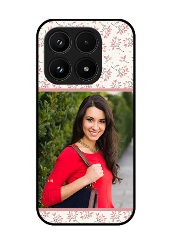 Xiaomi 17 5G Custom Glass Phone Case - Stunning Floral Design