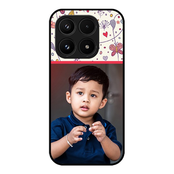 Xiaomi 17 5G Custom Glass Phone Case - Premium Floral Design