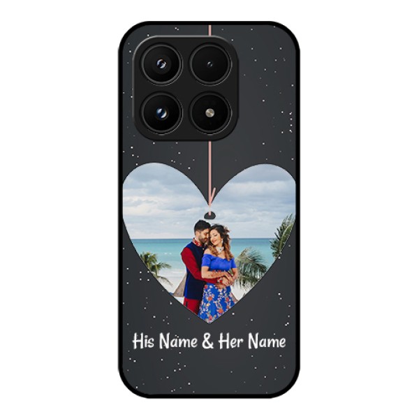 Xiaomi 17 5G Custom Glass Phone Case - Hanging Heart Design