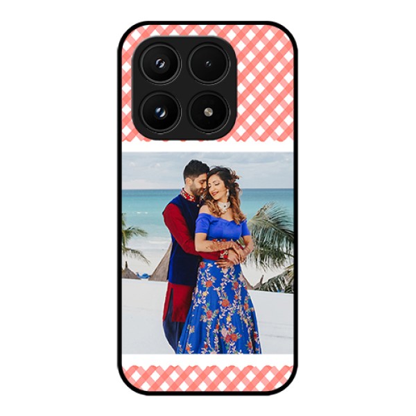 Xiaomi 17 5G Custom Glass Phone Case - Pink Pattern Design