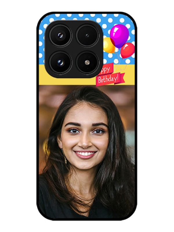 Custom Xiaomi 17 5G Custom Glass Phone Case - Happy Birthday Design