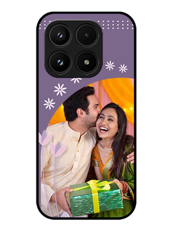 Custom Xiaomi 17 5G Custom Glass Phone Case - Lavender Flowers Design