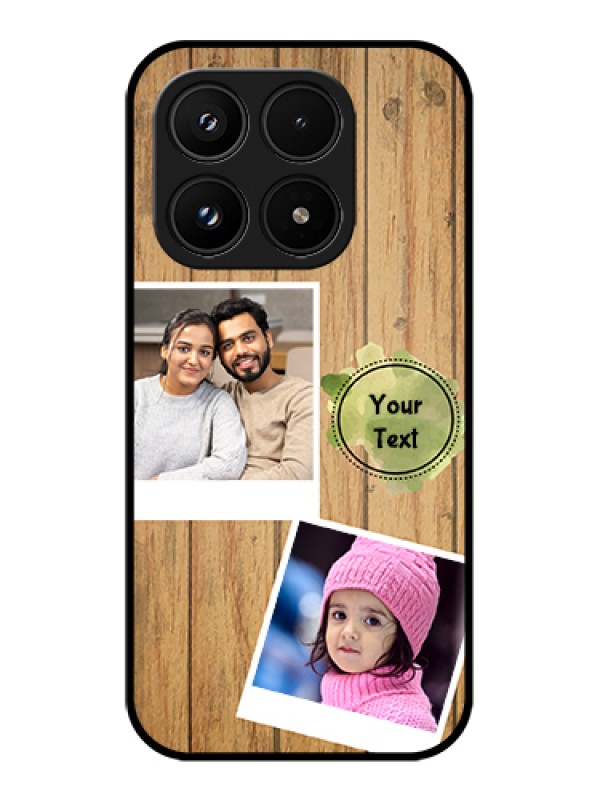 Custom Xiaomi 17 5G Custom Glass Phone Case - Wooden Texture Design
