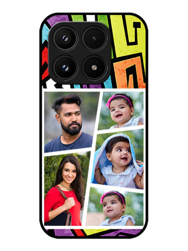 Custom Xiaomi 17 5G Custom Glass Phone Case - Graffiti Pattern Design