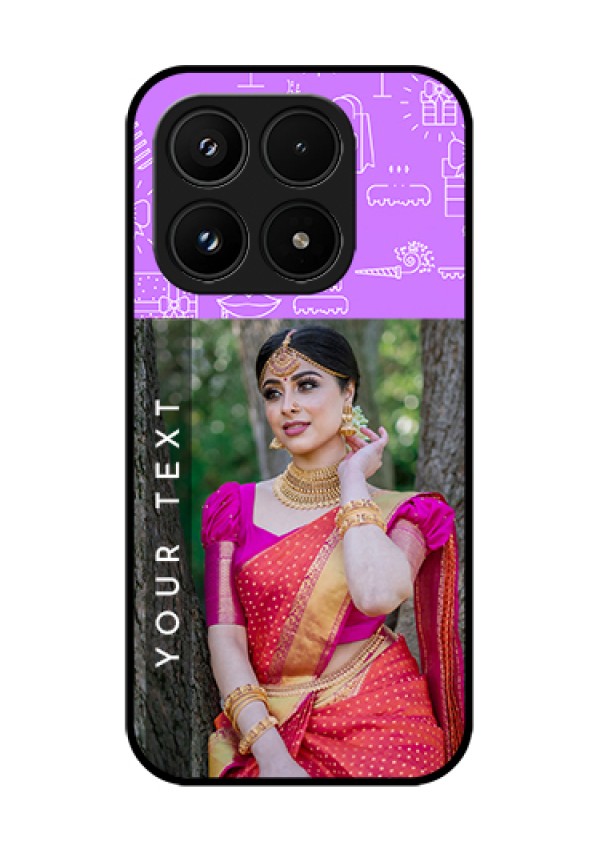 Xiaomi 17 5G Custom Glass Phone Case - Birthday Icons Design