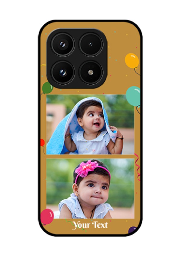 Xiaomi 17 5G Custom Glass Phone Case - Image Holder With Birthday Celebrations Design
