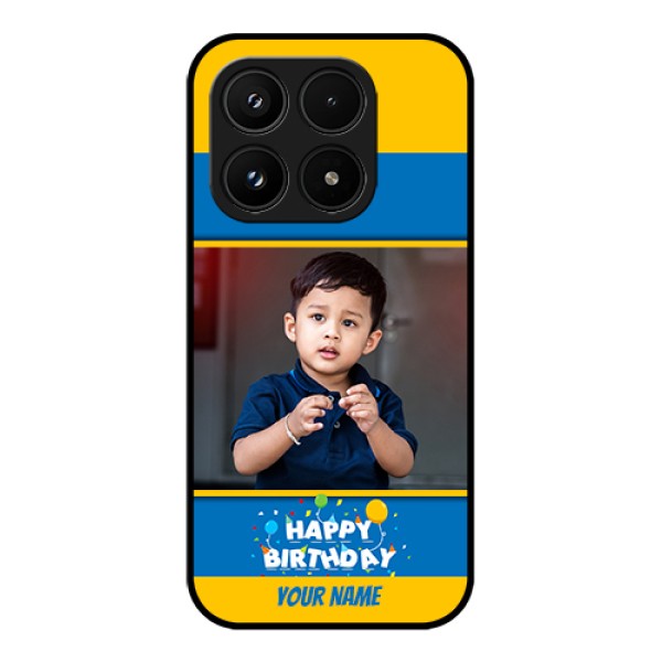 Xiaomi 17 5G Custom Glass Phone Case - Birthday Wishes Design