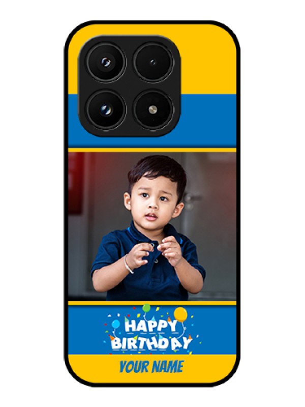 Custom Xiaomi 17 5G Custom Glass Phone Case - Birthday Wishes Design