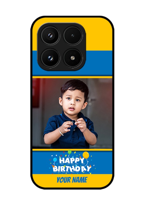 Xiaomi 17 5G Custom Glass Phone Case - Birthday Wishes Design