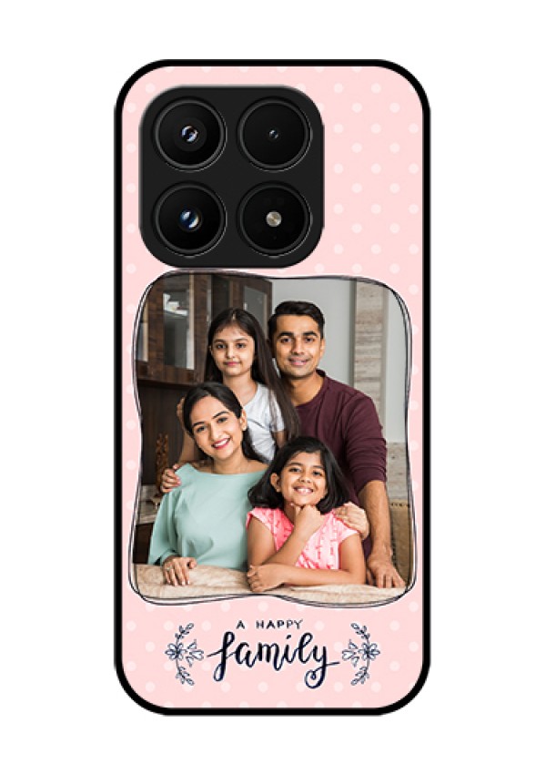 Xiaomi 17 5G Custom Glass Phone Case - Family With Dots Design
