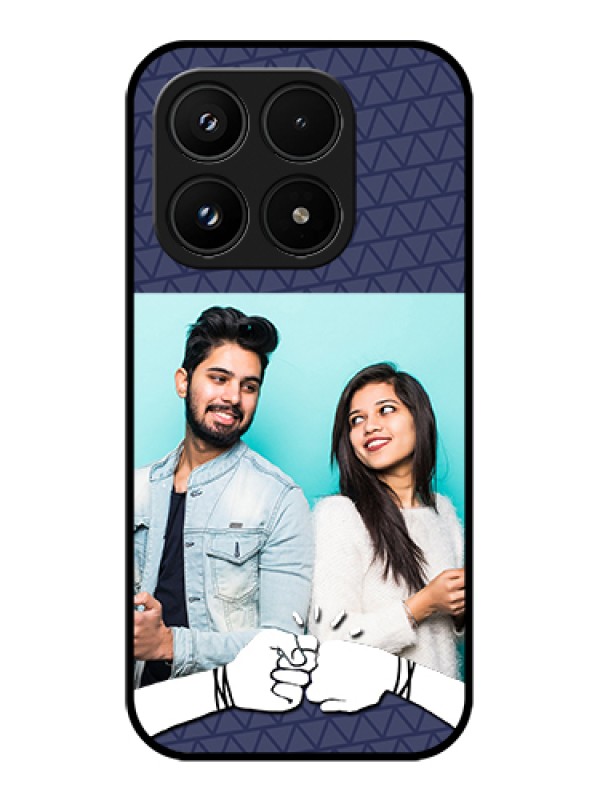 Custom Xiaomi 17 5G Custom Glass Phone Case - With Best Friends Design
