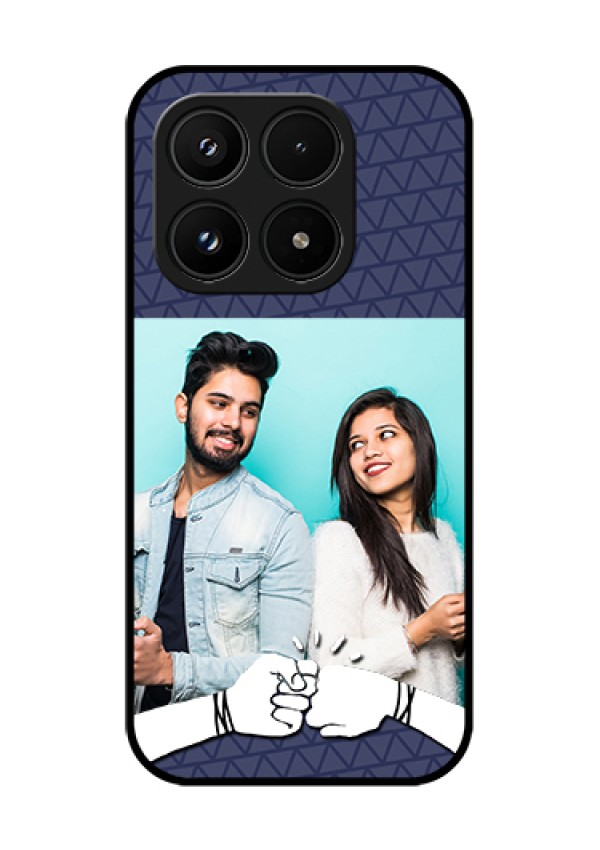 Xiaomi 17 5G Custom Glass Phone Case - With Best Friends Design
