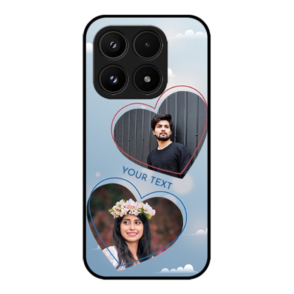 Xiaomi 17 5G Custom Glass Phone Case - Blue Color Couple Design