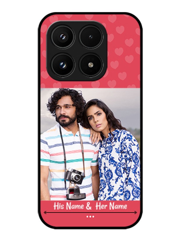 Custom Xiaomi 17 5G Custom Glass Phone Case - Simple Love Design