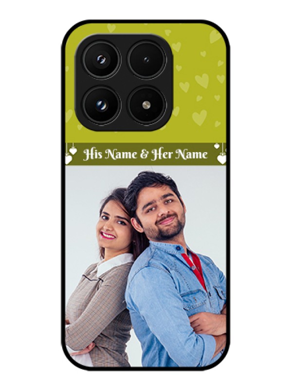Custom Xiaomi 17 5G Custom Glass Phone Case - You & Me Heart Design