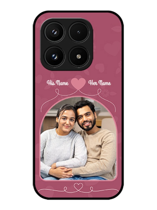 Custom Xiaomi 17 5G Custom Glass Phone Case - Love Floral Design
