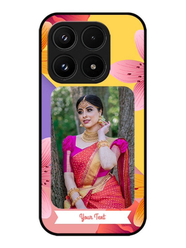 Custom Xiaomi 17 5G Custom Glass Phone Case - 3 Image With Vintage Floral Design