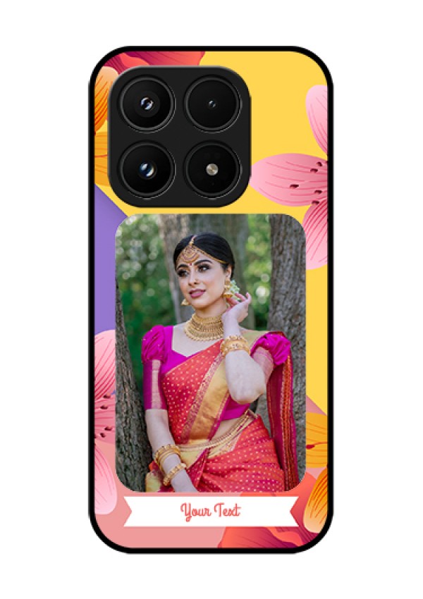 Xiaomi 17 5G Custom Glass Phone Case - 3 Image With Vintage Floral Design