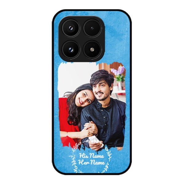 Xiaomi 17 5G Custom Glass Phone Case - Blue Color Vintage Design Xiaomi 17 5G Custom Glass Phone Case - Blue Color Vintage Design