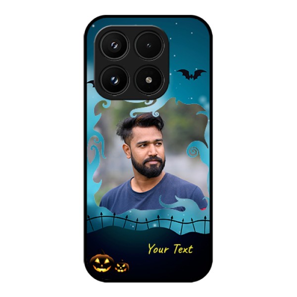 Xiaomi 17 5G Custom Glass Phone Case - Halloween Frame Design