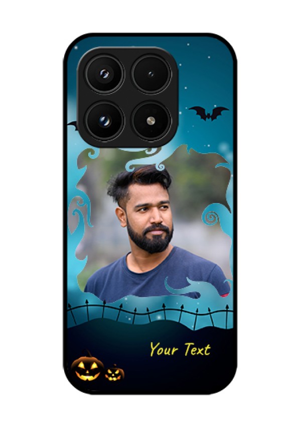 Xiaomi 17 5G Custom Glass Phone Case - Halloween Frame Design