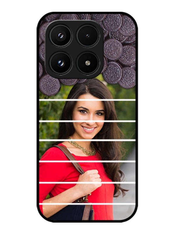 Custom Xiaomi 17 5G Custom Glass Phone Case - With Oreo Biscuit Design