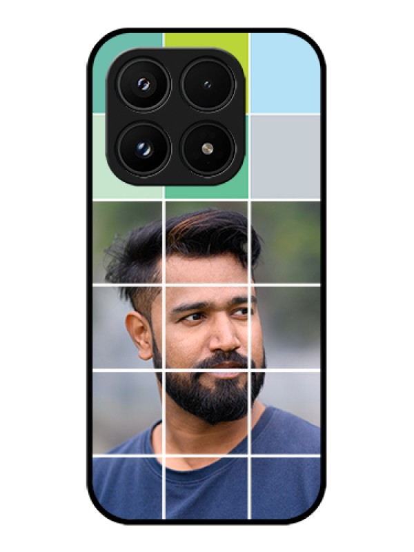 Custom Xiaomi 17 5G Custom Glass Phone Case - With White Box Pattern