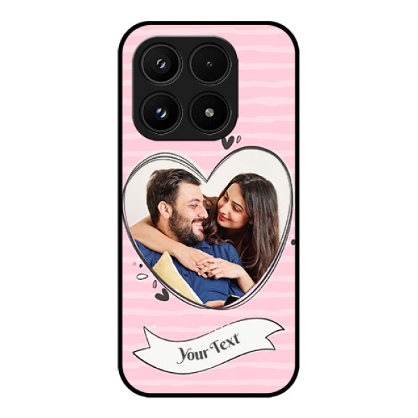 Xiaomi 17 5G Custom Glass Phone Case - Vintage Heart Design
