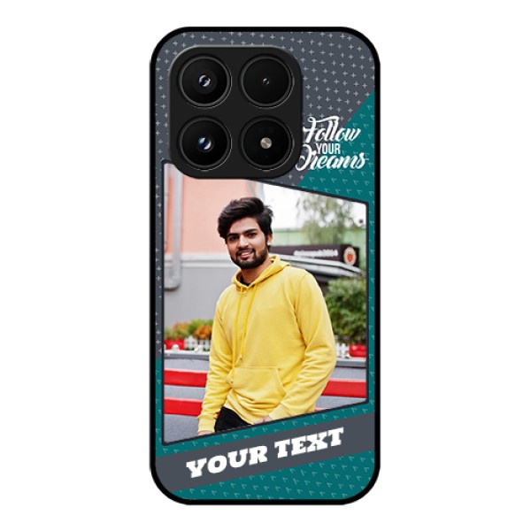 Xiaomi 17 5G Custom Glass Phone Case - Background Pattern Design With Quote Xiaomi 17 5G Custom Glass Phone Case - Background Pattern Design With Quote