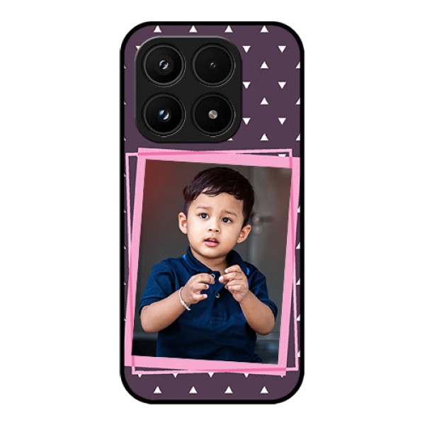 Xiaomi 17 5G Custom Glass Phone Case - Triangle Pattern Dotted Design Xiaomi 17 5G Custom Glass Phone Case - Triangle Pattern Dotted Design
