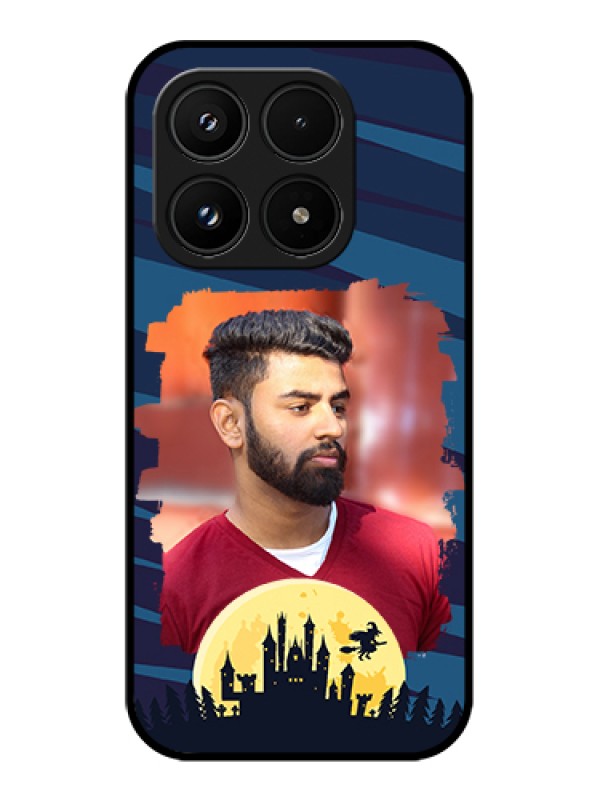 Custom Xiaomi 17 5G Custom Glass Phone Case - Halloween Witch Design