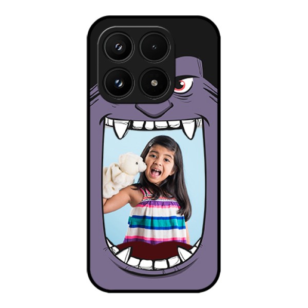 Xiaomi 17 5G Custom Glass Phone Case - Angry Monster Design Xiaomi 17 5G Custom Glass Phone Case - Angry Monster Design