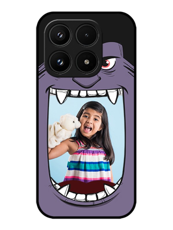 Custom Xiaomi 17 5G Custom Glass Phone Case - Angry Monster Design