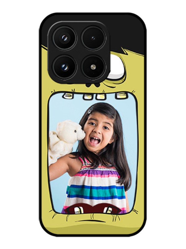 Custom Xiaomi 17 5G Custom Glass Phone Case - Cartoon Monster Back Case Design