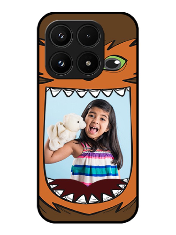 Custom Xiaomi 17 5G Custom Glass Phone Case - Owl Monster Back Case Design