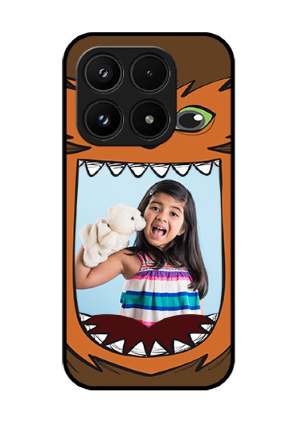 Xiaomi 17 5G Custom Glass Phone Case - Owl Monster Back Case Design