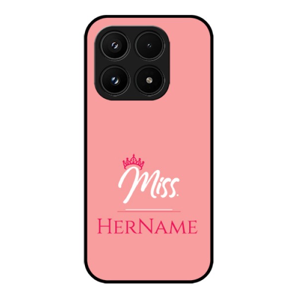 Xiaomi 17 5G Custom Glass Phone Case - Mrs With Name Design