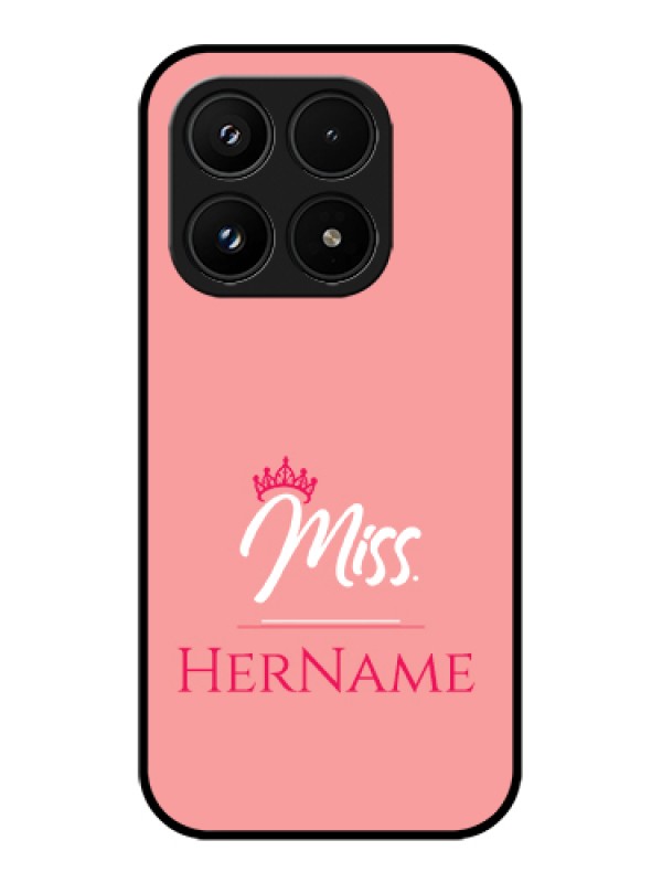 Custom Xiaomi 17 5G Custom Glass Phone Case - Mrs With Name Design