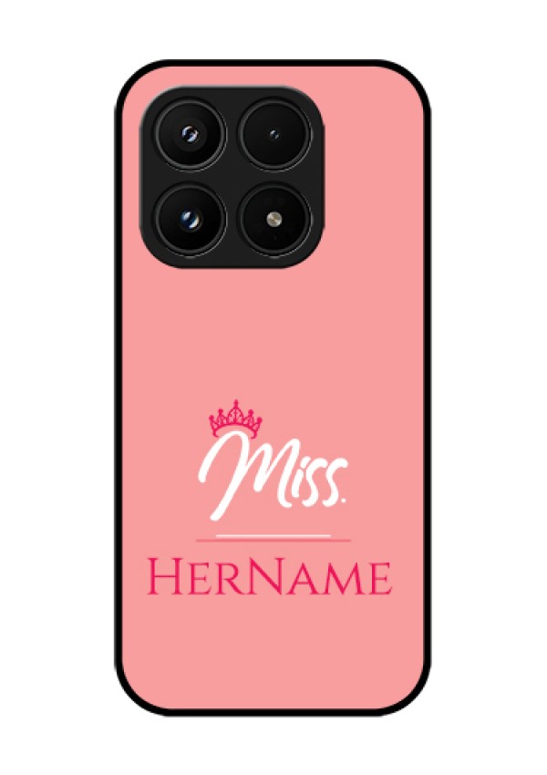 Xiaomi 17 5G Custom Glass Phone Case - Mrs With Name Design