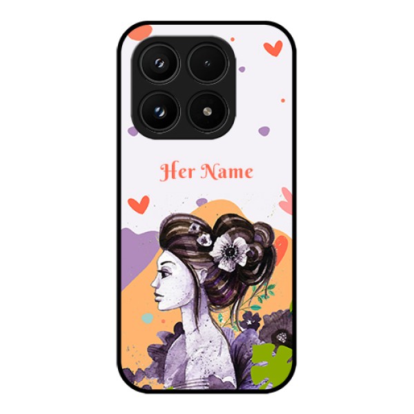 Xiaomi 17 5G Custom Glass Phone Case - Woman And Nature Design