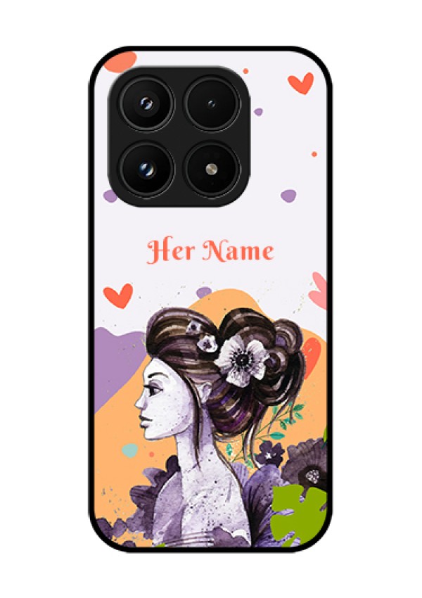 Xiaomi 17 5G Custom Glass Phone Case - Woman And Nature Design