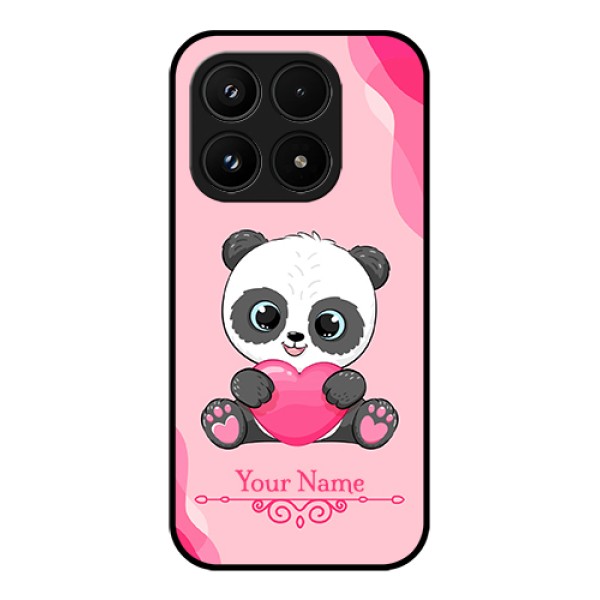 Xiaomi 17 5G Custom Glass Phone Case - Cute Panda Design Xiaomi 17 5G Custom Glass Phone Case - Cute Panda Design