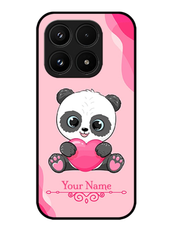 Custom Xiaomi 17 5G Custom Glass Phone Case - Cute Panda Design