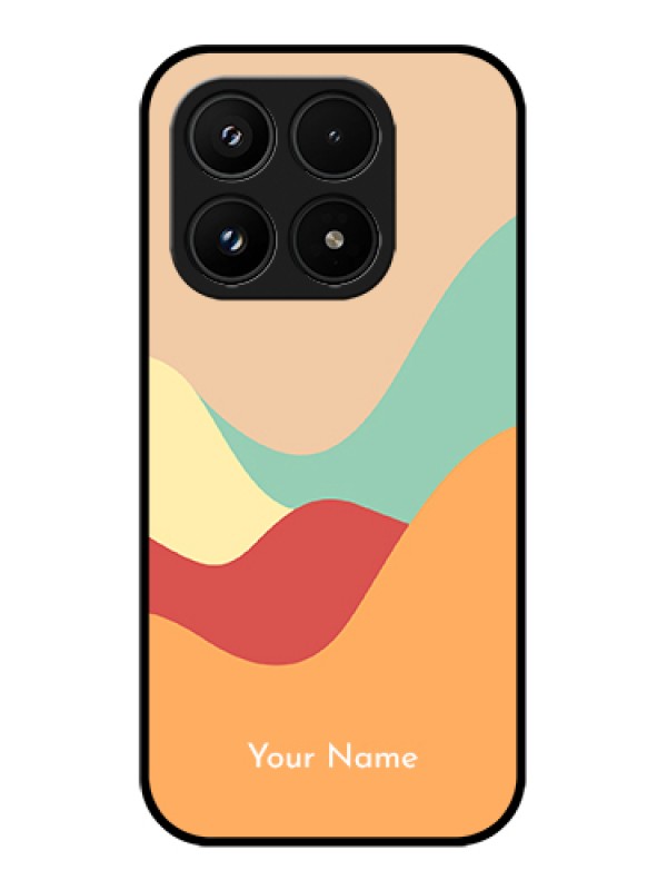 Custom Xiaomi 17 5G Custom Glass Phone Case - Ocean Waves Multi - Colour Design
