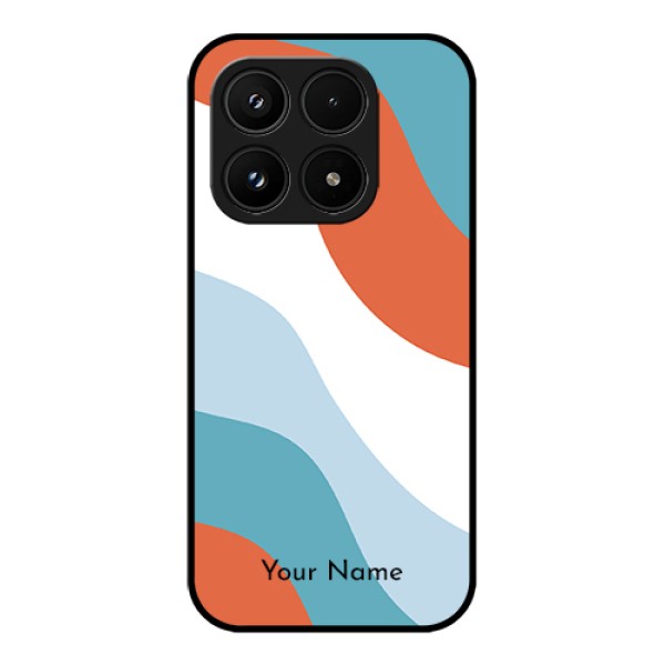 Xiaomi 17 5G Custom Glass Phone Case - Coloured Waves Design Xiaomi 17 5G Custom Glass Phone Case - Coloured Waves Design