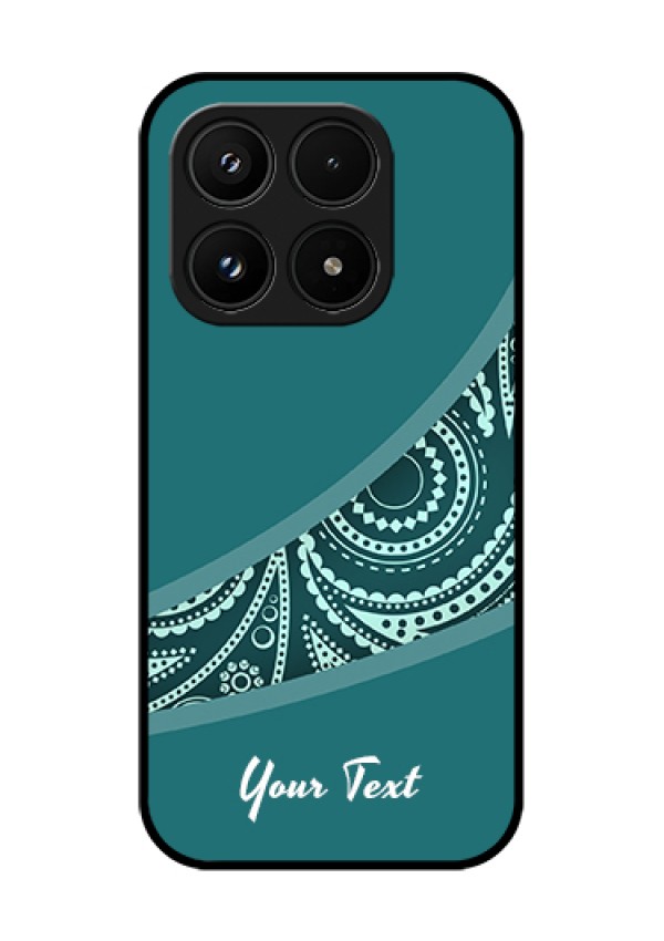 Xiaomi 17 5G Custom Glass Phone Case - Semi Visible Floral Design